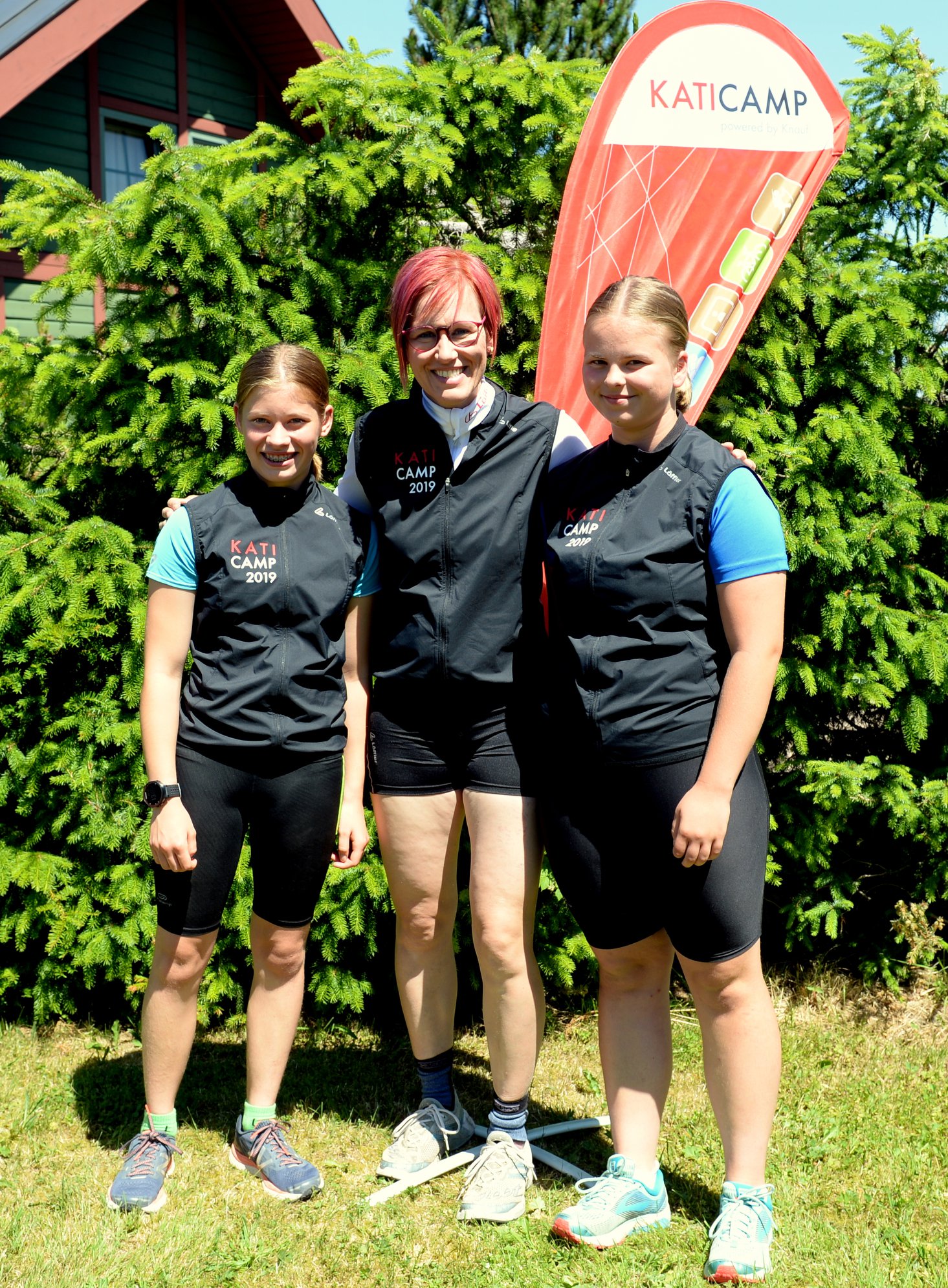 Zwei Sportler beim Kati Camp 2019